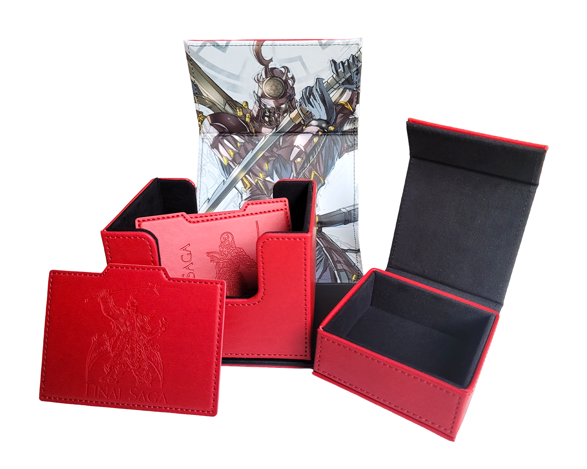 Six Samurai Deck Box [Front foiling + Inner printing] – Final Saga