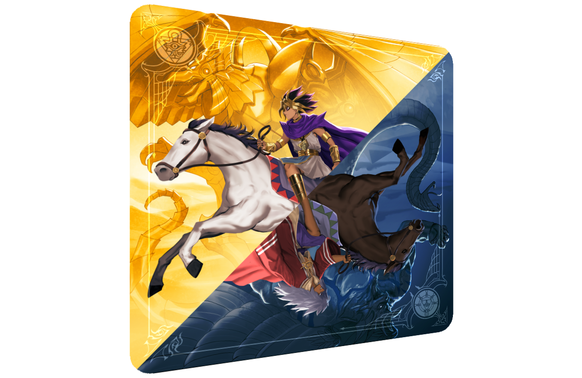 Pharao and Thief | Double Player Rubber Playmat (60×60cm)