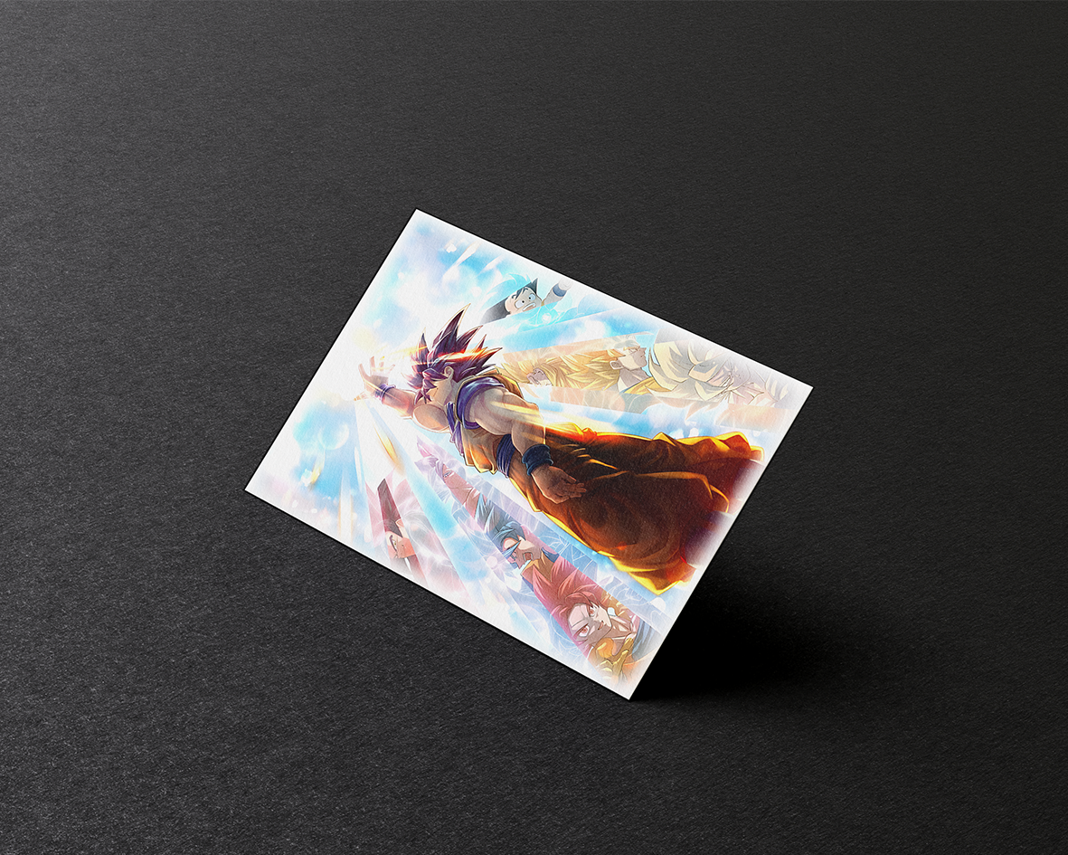 Goku Flashback | Sandy Matte + Perfect Fit Sleeves (Combo Pack)