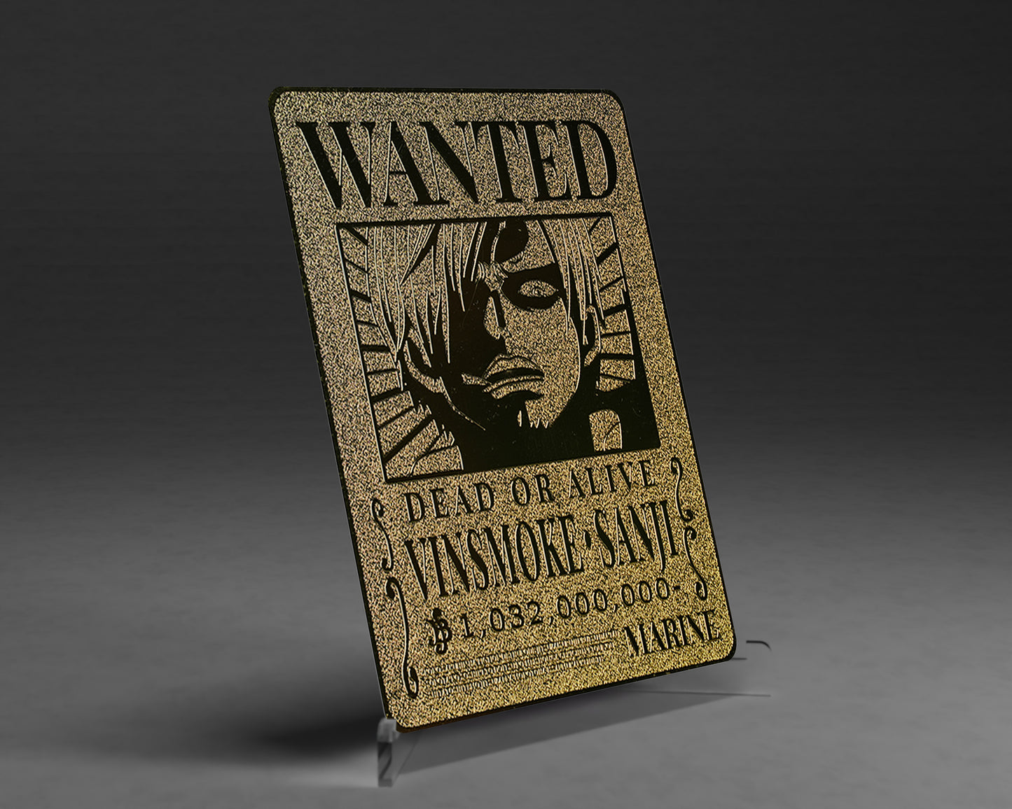 Gold Metal Cards | (Wanted Poster) Monster Trio