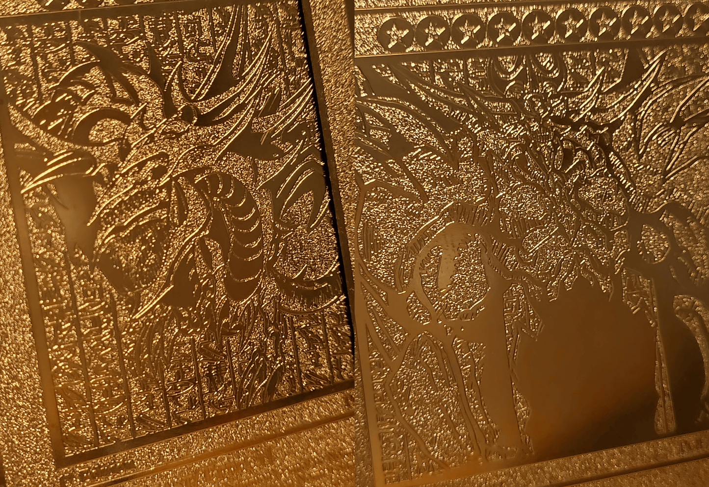 Gold Metal Cards | Gods of the Nile