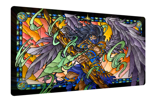 Black Wing of the Desert | Rubber Playmat (62×35cm)