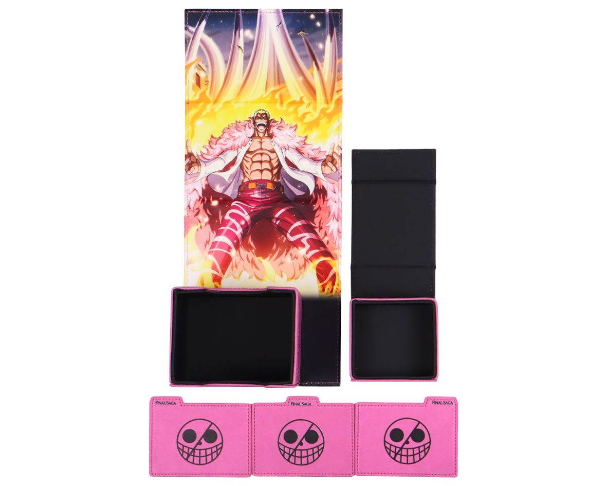 Doflamingo Deck Box [Front engraved + inner printing]