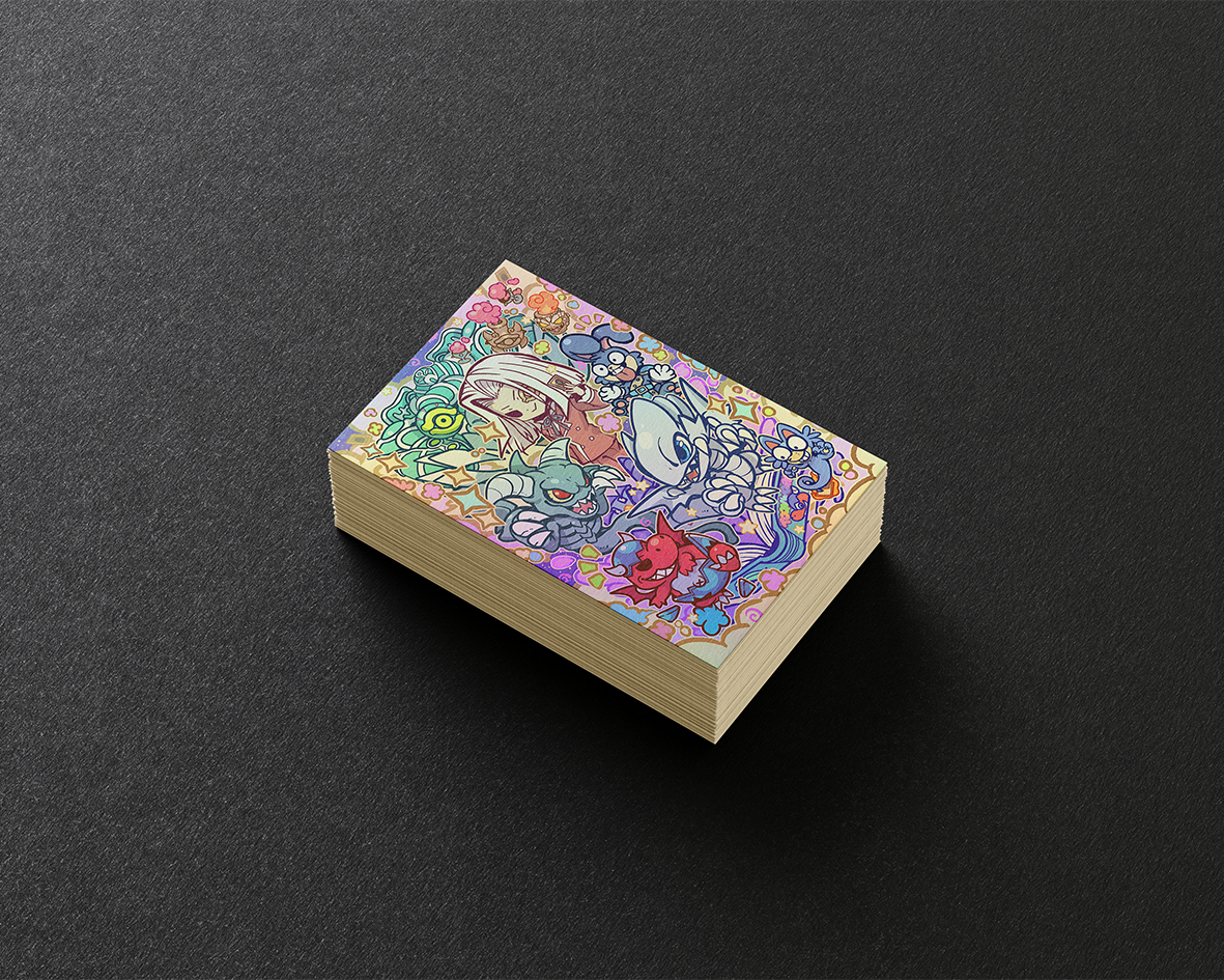 Chibi P| Ultra Holo + Matte Over Sleeves