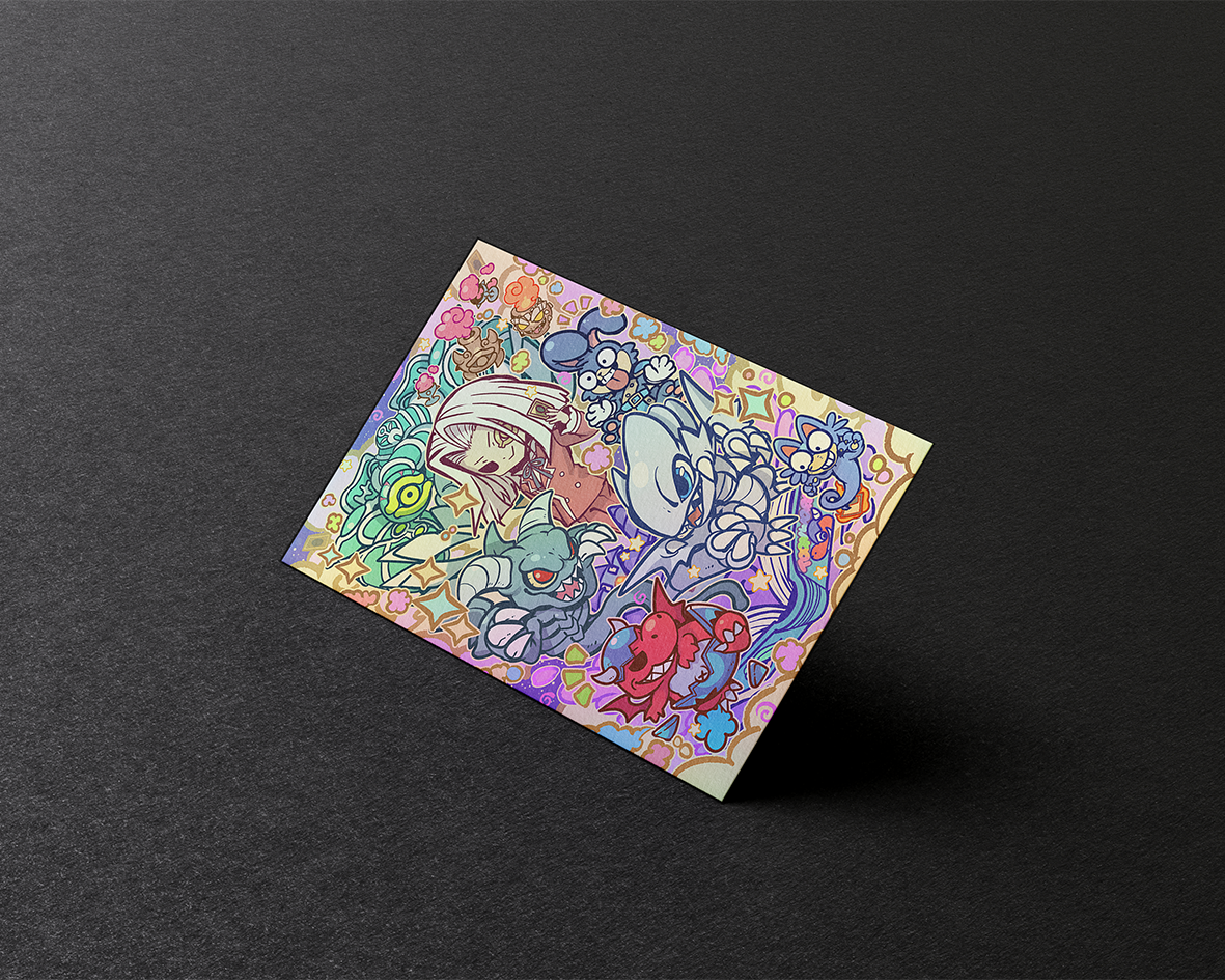 Chibi P| Ultra Holo + Matte Over Sleeves