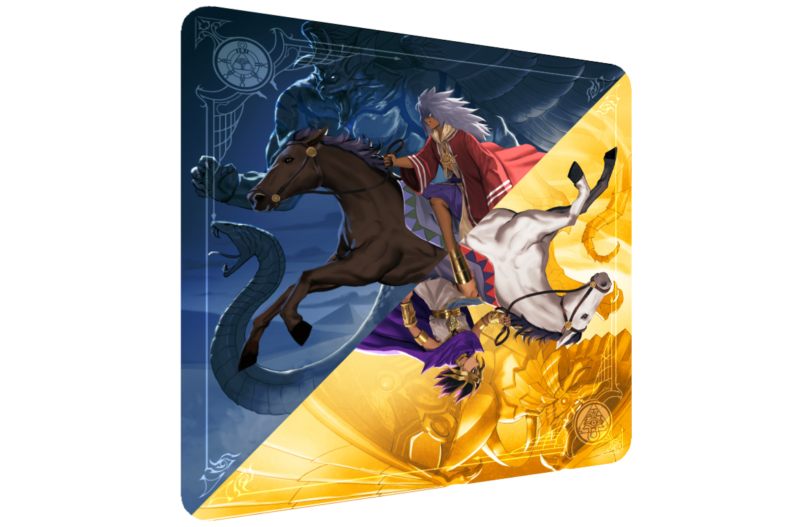 Pharao vs Thief | Double Player Rubber Playmat (60×60cm)