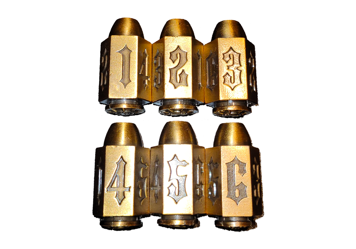 Bullet Dice | Golden Metall