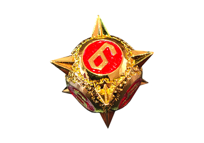 Spiky Dice | Golden Metall