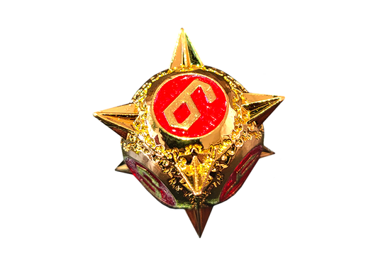 Spiky Dice | Golden Metall