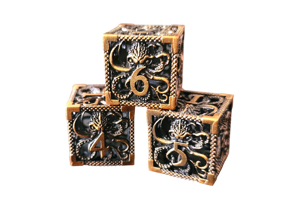 Octopus Dice | Hollow Metall