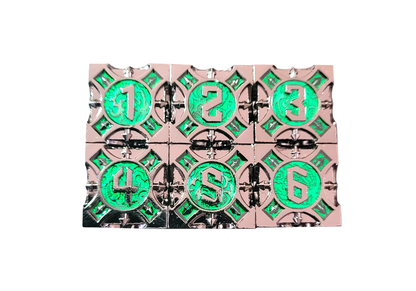 Royal Dice | Silver Green Metall