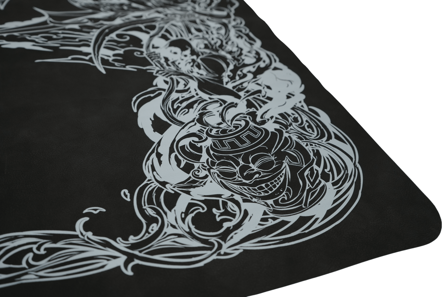 Power & Greed | Leather Playmat (66×66cm)