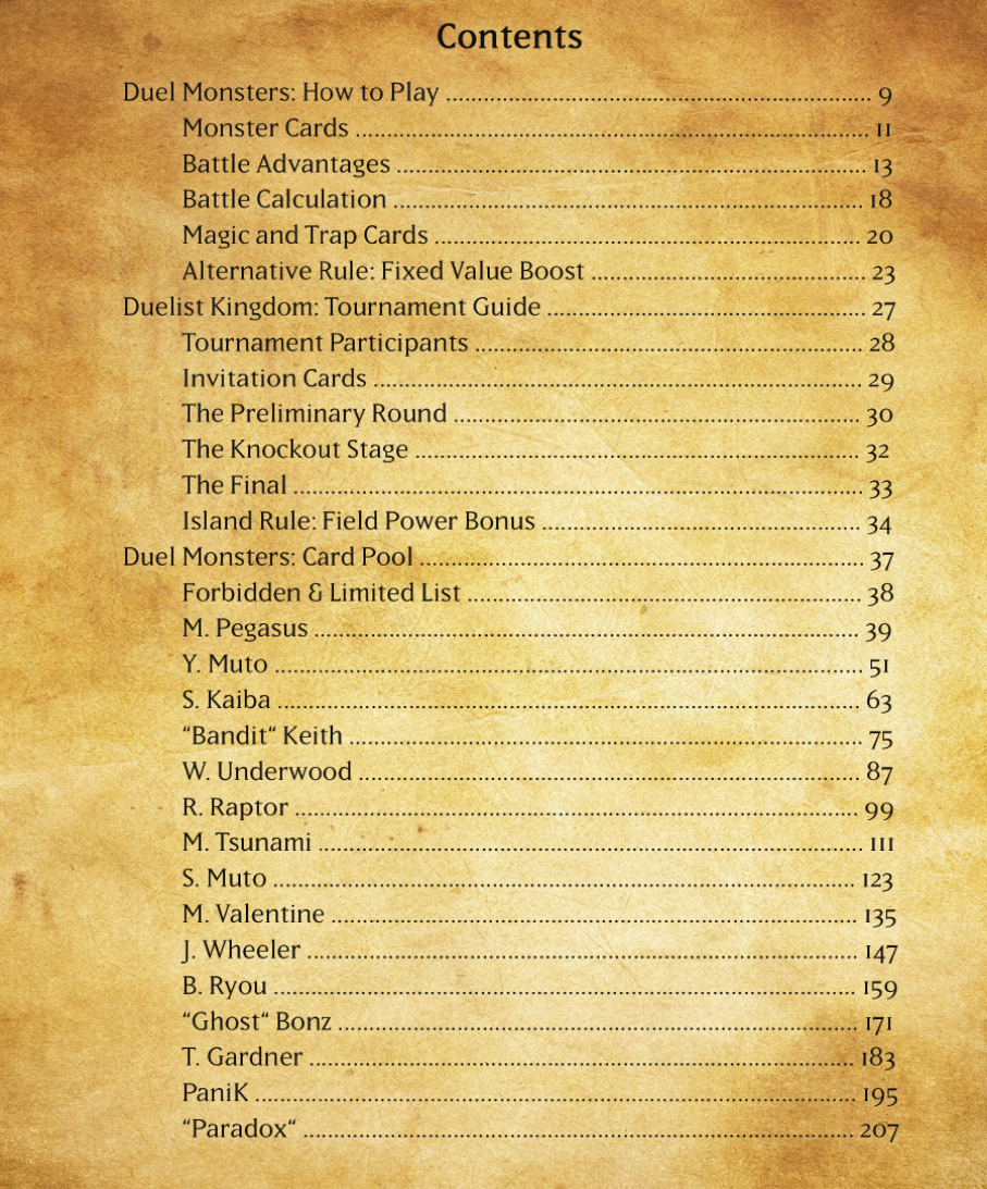Duelist Kingdom Encyclopedia
