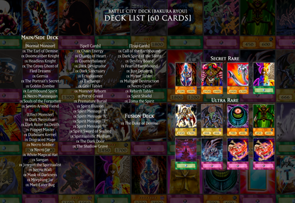 Orica Deck Battle City | Bakura Ryou