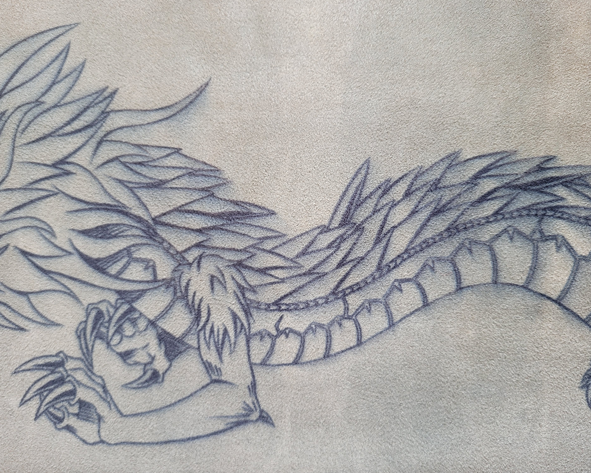 Tenpai Dragon v1-v4 | Double Player Cloth Playmat (60×60cm)