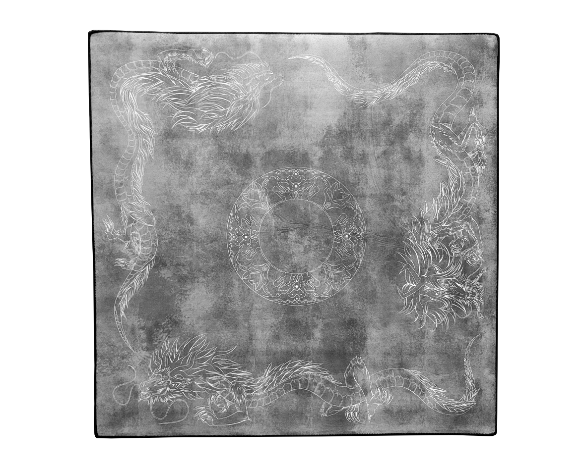 Tenpai Dragon v1-v4 | Double Player Cloth Playmat (60×60cm)