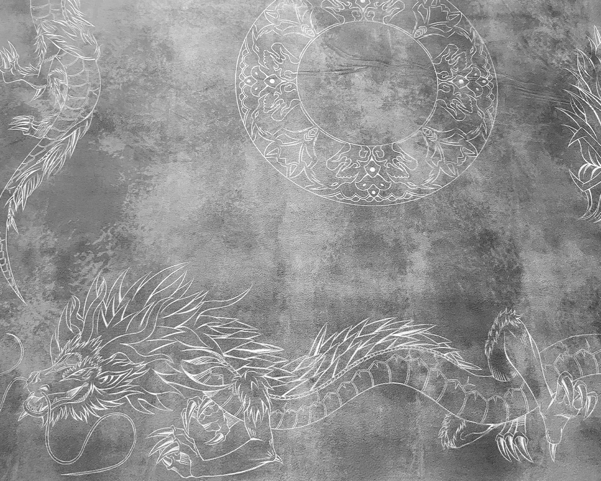 Tenpai Dragon v1-v4 | Double Player Cloth Playmat (60×60cm)