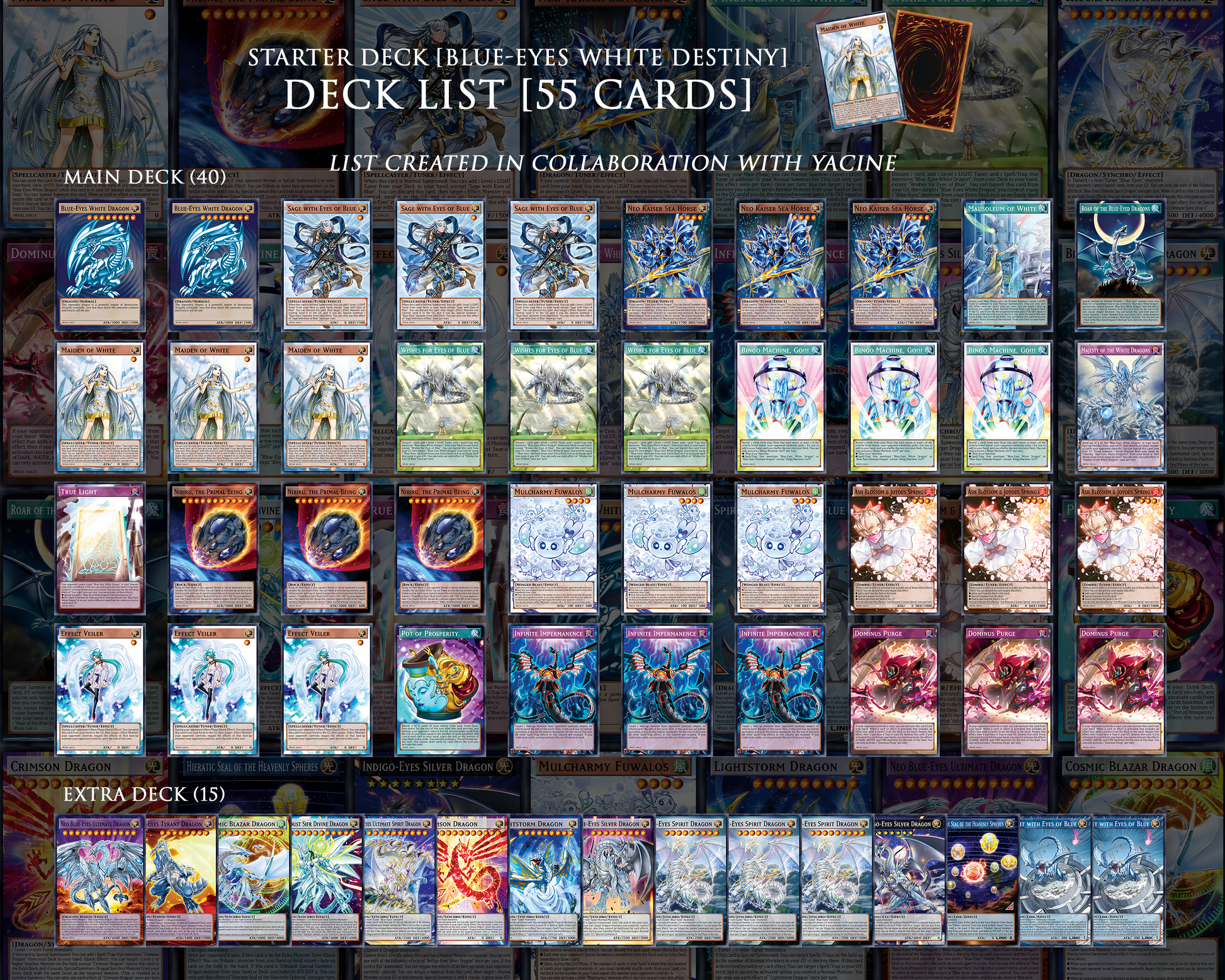 Blue-Eyes Destiny Deck | Full Art Final Saga Blue-Eyes Destiny Deck | Full Art Final Saga