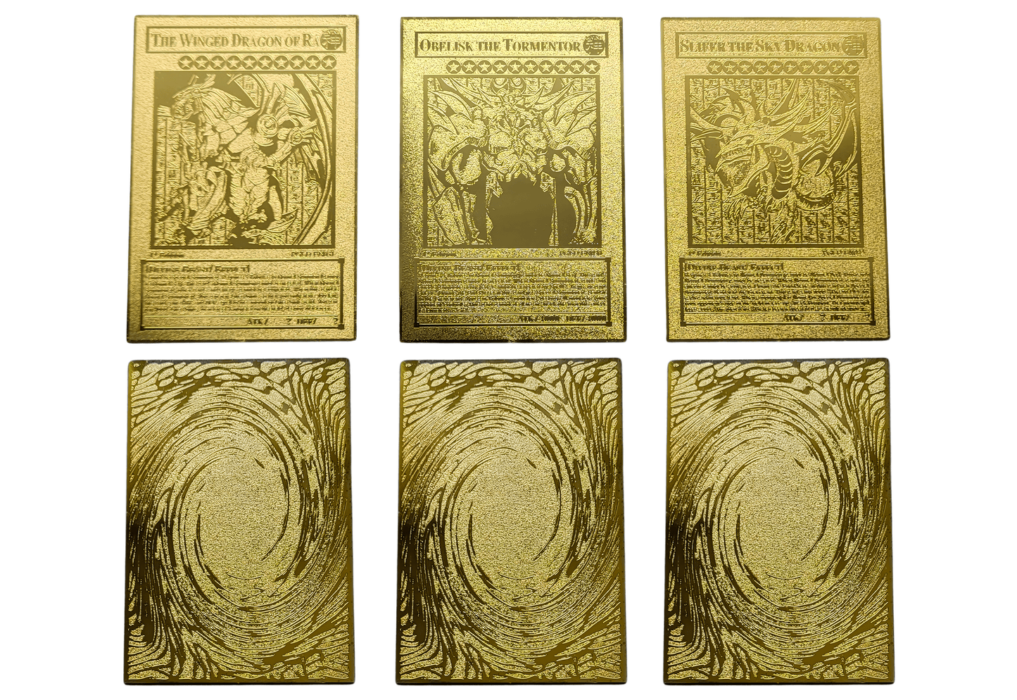 Gold Metal Cards [Egyptian Gods]