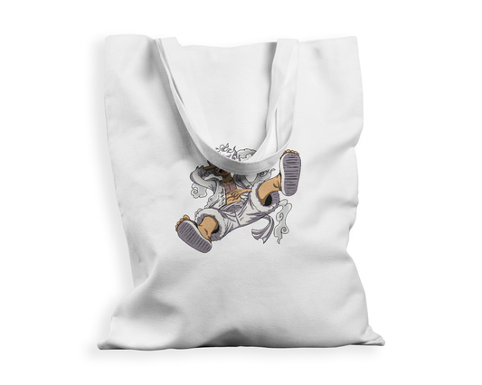 Tote Bag with Embroidery Design (S) | Pirate Freedom