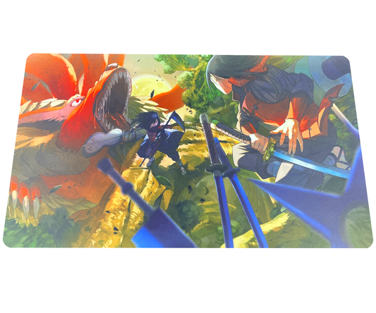 Konoha's Destiny Rubber Playmat (62×35cm) | Stock sale of a partner brand, Perfect condition