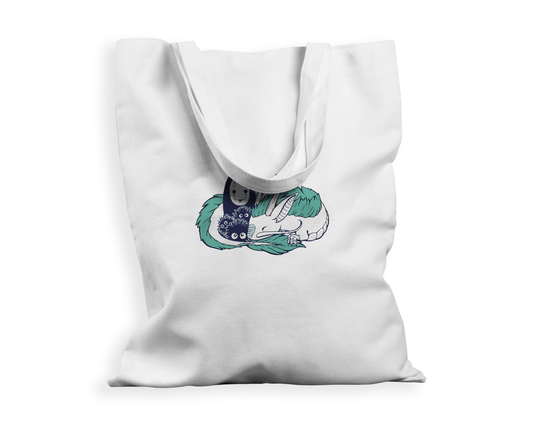 Tote Bag with Embroidery Design (S) | Lost in Spirits